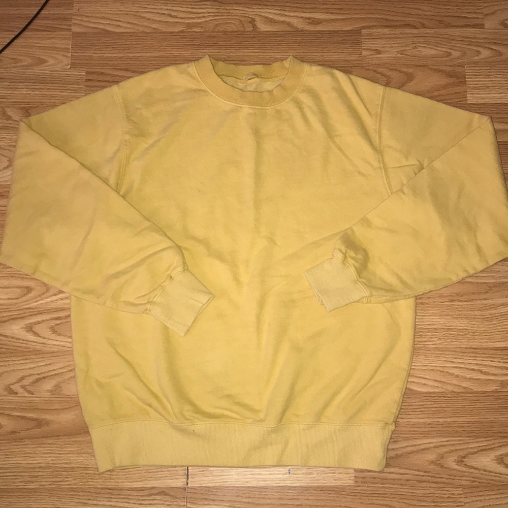 Pacsun John Galt Yellow Sweatshirt